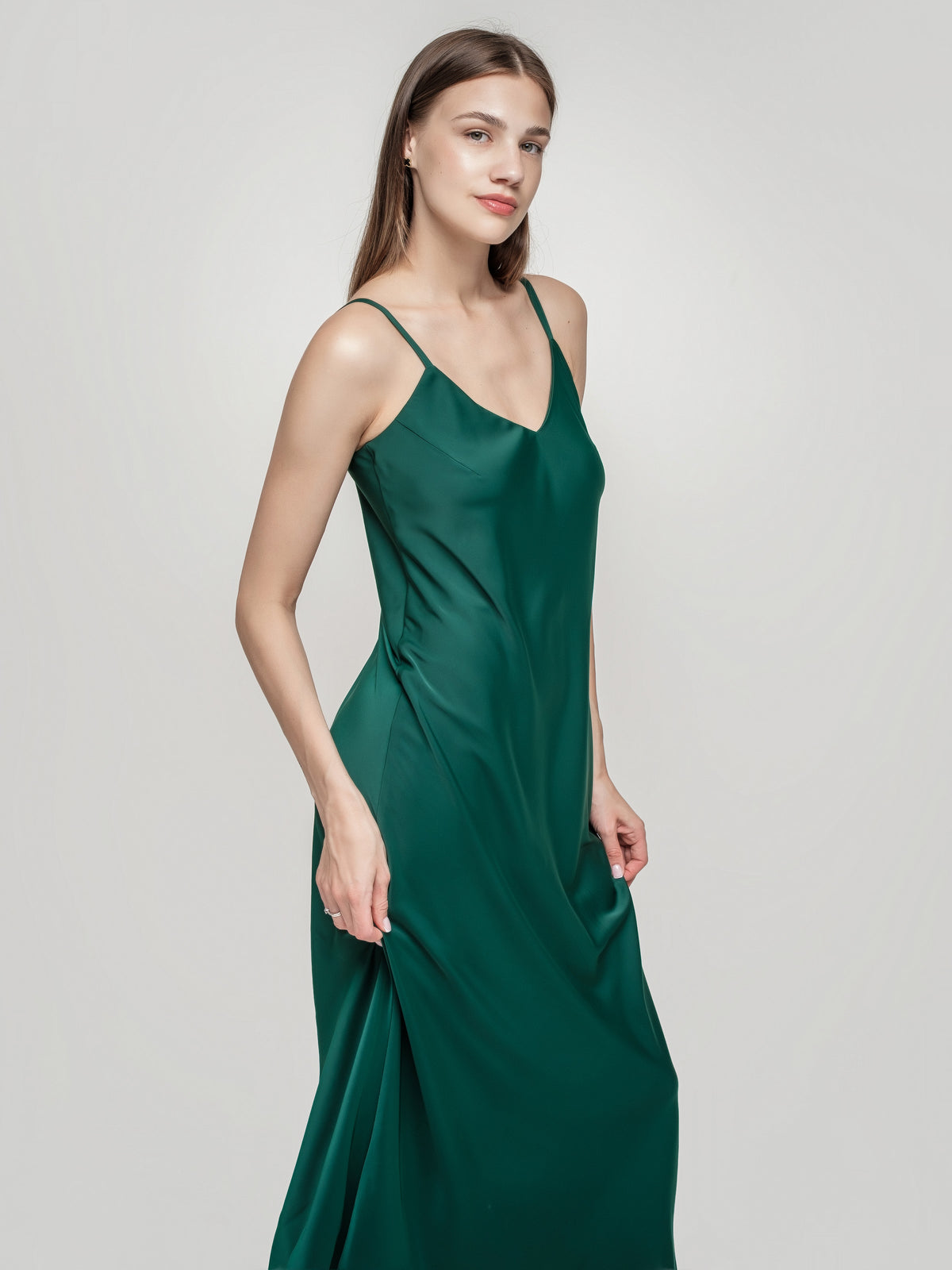 Slip satin dress