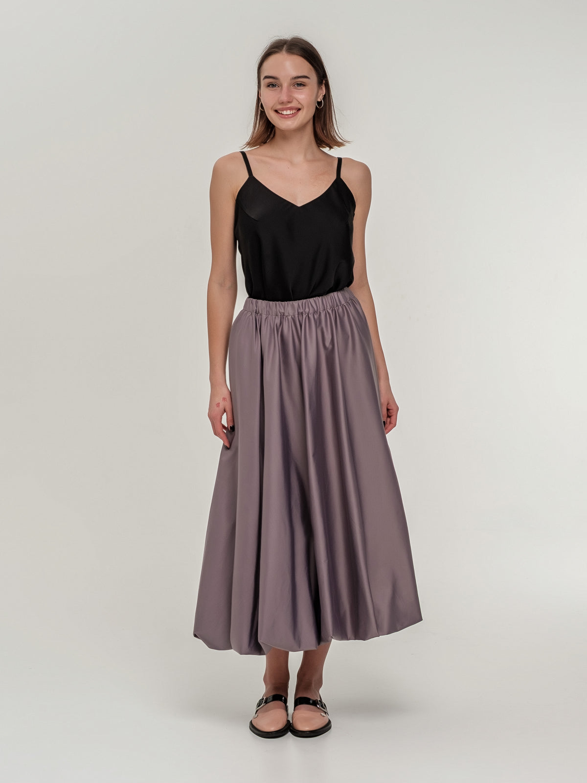 Balloon long skirt