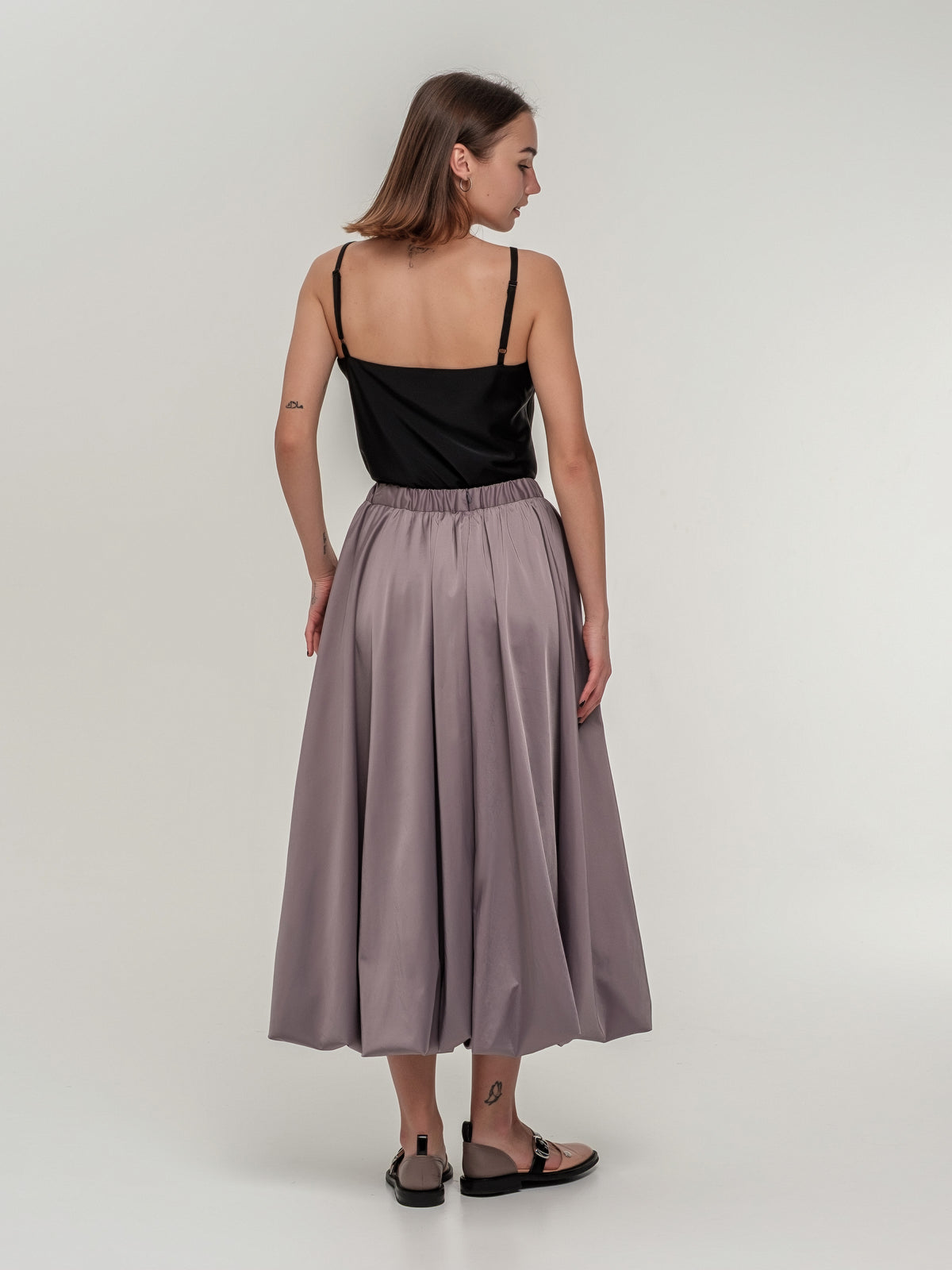 Balloon long skirt