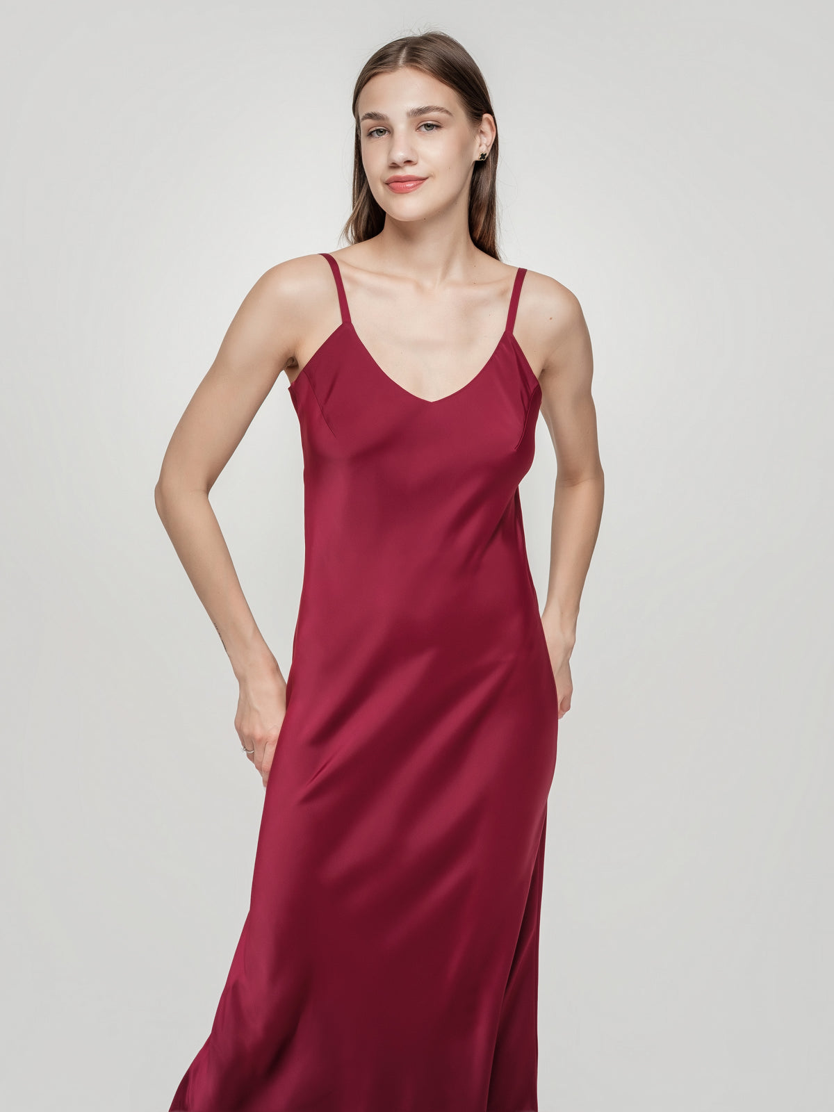 Slip satin dress