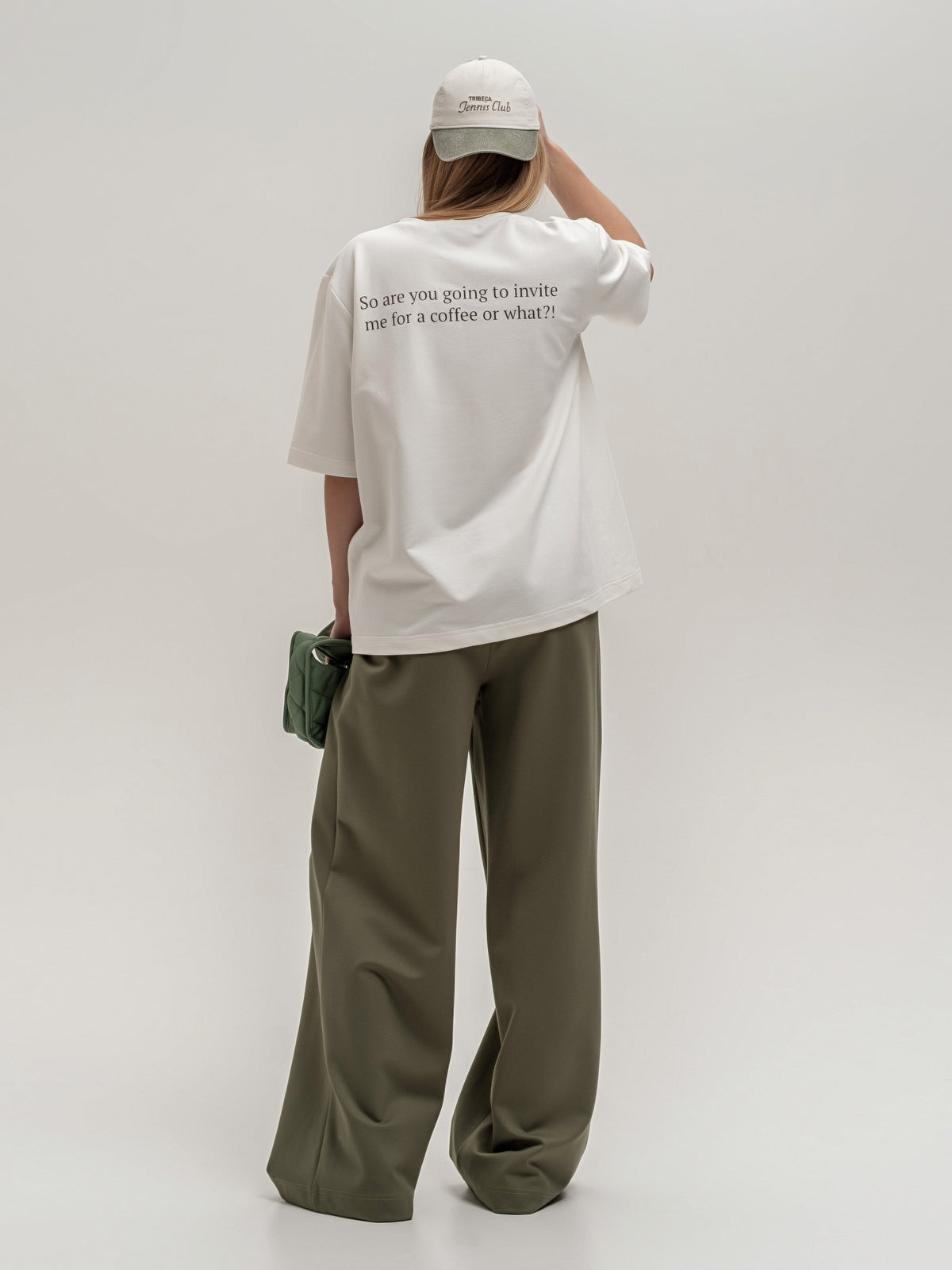 T-Shirt with print "MATCHA"