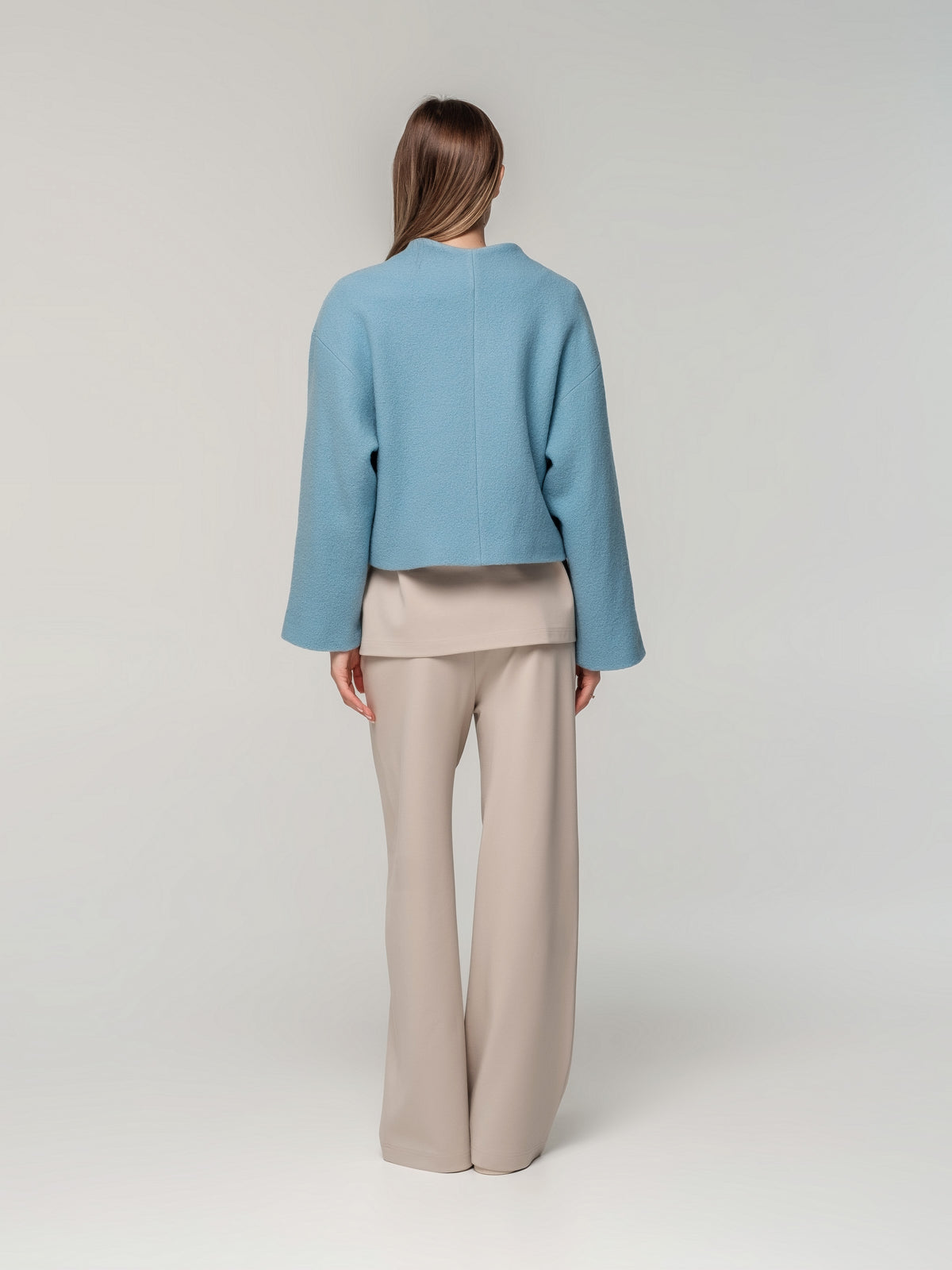 Short wool coat